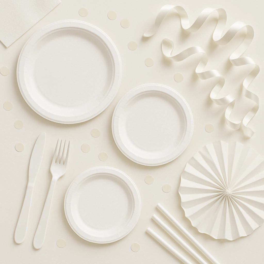 White disposable plates Disposable plates white