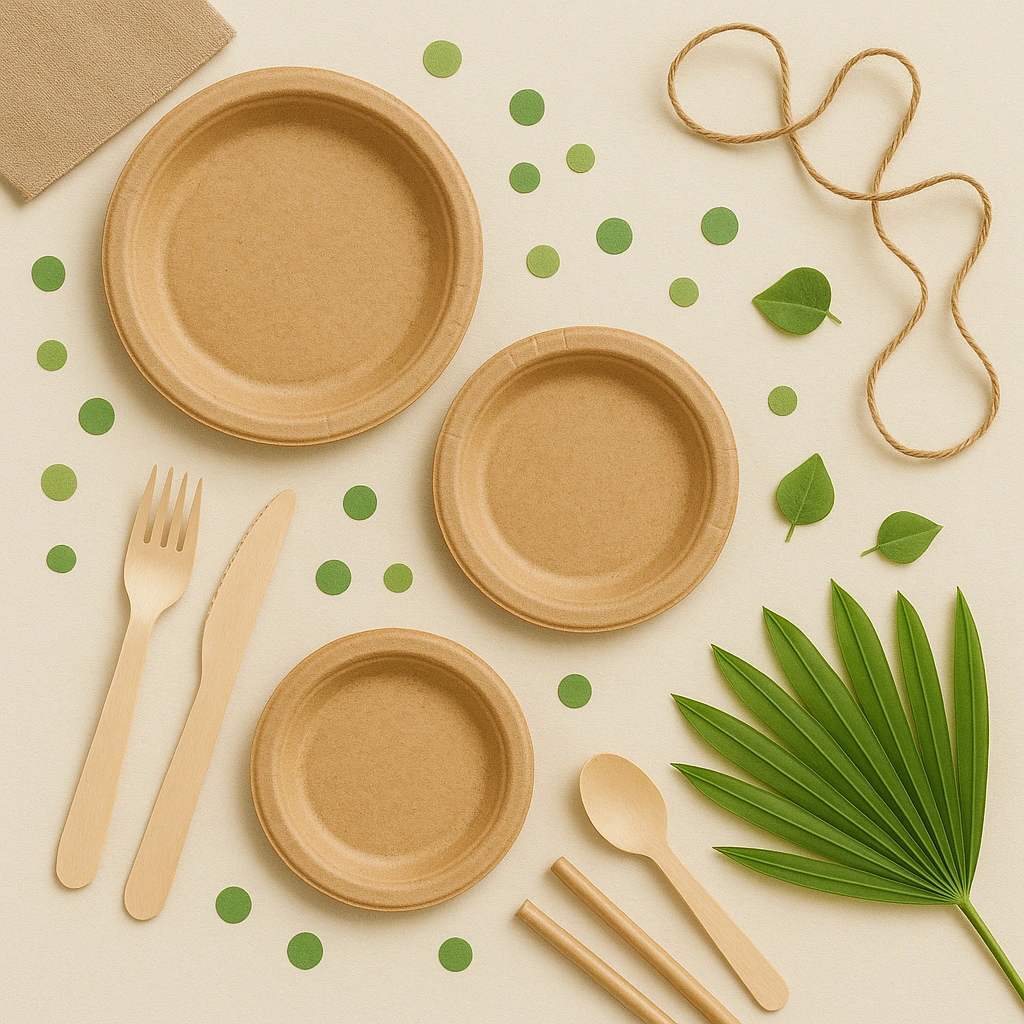 Environmentally friendly disposable plates Eco friendly paper plates Eco friendly party plates